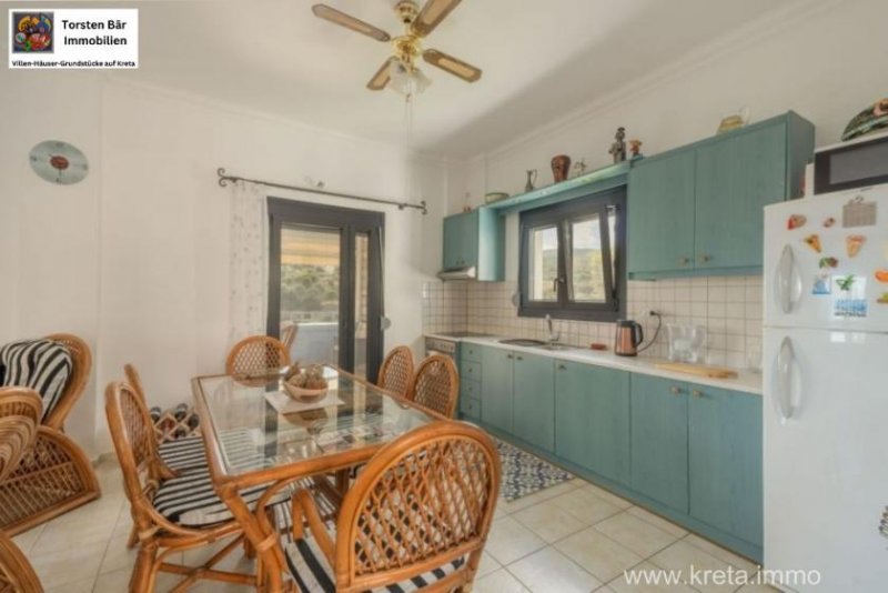 Rethymno Kreta, Agia Triada Villa mit Panoramablick auf das Meer Haus kaufen